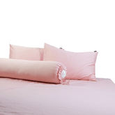 Bộ Ga Gối 4 món Cotton Satin Màu Trơn